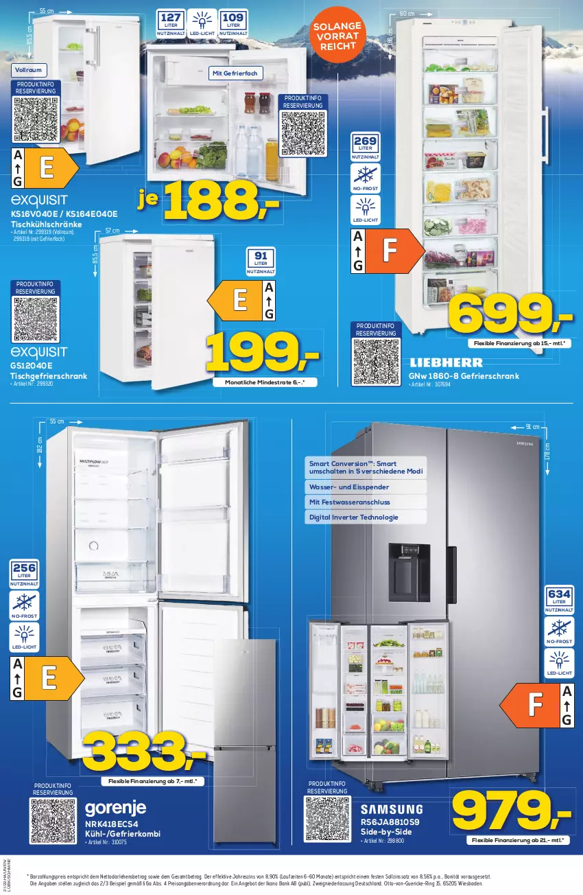 Aktueller Prospekt Berlet - Achtung!  - von 21.05 bis 27.05.2022 - strona 9 - produkty: angebot, Bad, Bank, eis, elle, gefrierfach, gefrierschrank, led-licht, reis, ring, Schal, Schrank, Ti, tisch, wasser