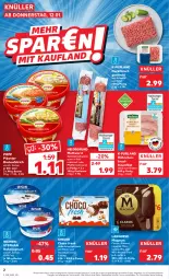 Gazetka promocyjna Kaufland - Gazetka - ważna od 18.01 do 18.01.2023 - strona 2 - produkty: angebot, aufstrich, Becher, braten, brot, brotaufstrich, choco fresh, cookie, creme, eis, filet, fleisch, hackfleisch, hackfleisch gemischt, hähnchenbrust, haselnuss, Haselnusscreme, ideal zum braten, joghur, joghurt, Kinder, Kinder Choco fresh, langnese, magnum, Mett, mettwurst, milch, nuss, pfeffer, Popp, purland, rahmjoghurt, rind, schoko, schokolade, schwein, schwein und rind, Ti, vollmilch, weihenstephan, wein, wurst, ZTE, zwiebel, zwiebelmettwurst