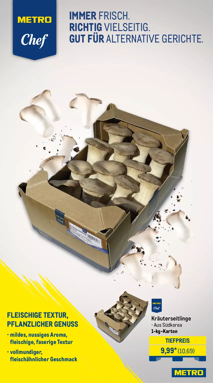 Aktueller Prospekt Metro - Wochen-Angebote Gastro - von 19.01 bis 24.01.2026 - strona 10 - produkty: bag-in-box, Becher, butter, Butterschmalz, cheddar, eimer, eis, fleisch, kräuter, Kräuterseitlinge, mac, malz, milch, nuss, quark, reis, Schmalz, speisequark, Ti, tiefpreis