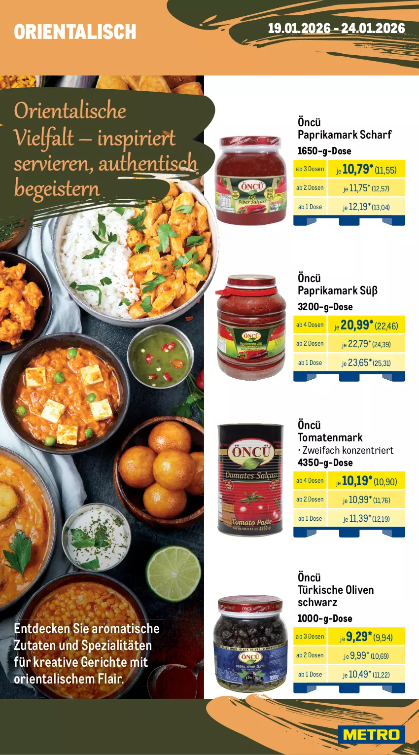 Aktueller Prospekt Metro - Wochen-Angebote Gastro - von 19.01 bis 24.01.2026 - strona 15 - produkty: angebot, decke, dressing, eis, flasche, homann, Kühne, mayonnaise, nadler, olive, oliven, paprika, pomito, reis, remoulade, salat, salatdressing, Spezi, Ti, tiefpreis, tisch, tomate, tomaten, tomatenmark, Yo