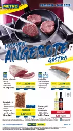 Gazetka promocyjna Metro - Wochen-Angebote Gastro - Gazetka - ważna od 24.01 do 24.01.2026 - strona 1 - produkty: abholpreise, amaro, angebot, angebote, aqua, eis, filet, flasche, getränk, getränke, ilag, lachs, lachsfilet, limo, Metro, Palette, rama, ramazzott, ramazzotti, Rauch, reis, rind, rinder, rwe, sac, tafelspitz, Ti, tiefpreis, zott, zwiebel, zwiebeln