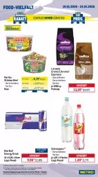 Gazetka promocyjna Metro - Wochen-Angebote Gastro - Gazetka - ważna od 24.01 do 24.01.2026 - strona 16 - produkty: angebot, auer, Bad, bohne, burgunder, coupon, drink, eis, energy drink, espresso, flasche, frucht, getränk, getränke, Gorbatschow, grauer burgunder, haribo, heineken, lavazza, Metro, metro gastro, Palette, Papaya, red bull, regal, reis, schweppes, Ti, tisch, wodka