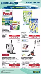 Gazetka promocyjna Metro - Wochen-Angebote Gastro - Gazetka - ważna od 24.01 do 24.01.2026 - strona 18 - produkty: angebot, auer, aust, auto, backofen, beutel, bodensauger, bodenstaubsauger, Cap, cin, edelstahl, eis, elle, grill, kaffee, kaffeevollautomat, kraft, küche, Küchen, küchenmaschine, Metro, metro gastro, möbel, Ofen, persil, reis, rwe, schlauch, Schneebesen, schüssel, staubbeutel, staubsauger, tasse, teller, Ti, vollwaschmittel, waschmittel, wasser, wassertank, wc frisch, WC Frisch Kraft Aktiv, werkzeug, werkzeuge