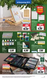 Gazetka promocyjna Lidl - Aktionsprospekt - Gazetka - ważna od 02.12 do 02.12.2023 - strona 39 - produkty: aqua, Bau, baumwolle, Becher, Bleistift, bleistifte, brie, eis, Elan, elle, Holz, HP, koffer, Leuchte, Palette, papier, Pinsel, Radiergummi, reis, rel, Ria, spachtel, Sport, stifte, Ti, tisch, weck, wolle, ZTE