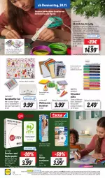 Gazetka promocyjna Lidl - Aktionsprospekt - Gazetka - ważna od 02.12 do 02.12.2023 - strona 40 - produkty: angebot, dekoration, dell, din a4, drucker, eis, Elan, elle, fasermaler, koffer, kopierpapier, Mode, ndk, office, papier, reis, rel, Ria, Roller, Schal, Schale, Schmuck, stifte, tesa, Ti, wasser, ZTE