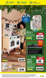 Gazetka promocyjna Lidl - Aktionsprospekt - Gazetka - ważna od 02.12 do 02.12.2023 - strona 43 - produkty: alpia, auer, Bank, dell, Digitalpiano, eis, erde, Holz, kaffee, kaffeemaschine, korb, küche, Küchen, LG, möbel, Mode, Puppe, reis, Ria, Spielküche, Tastatur, Ti