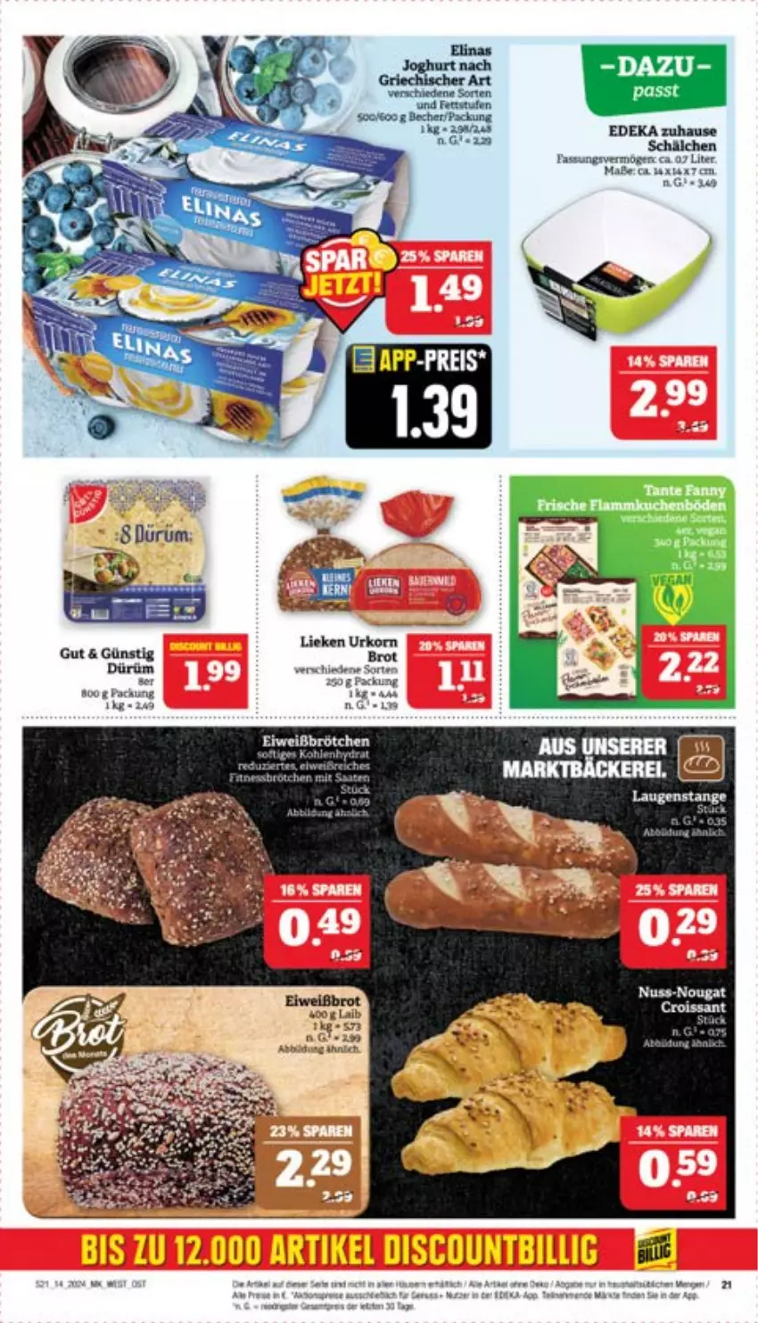 Aktueller Prospekt Marktkauf - Prospekt - von 31.03 bis 06.04.2024 - strona 23 - produkty: aldi, brot, eis, lieken, reis, Ti