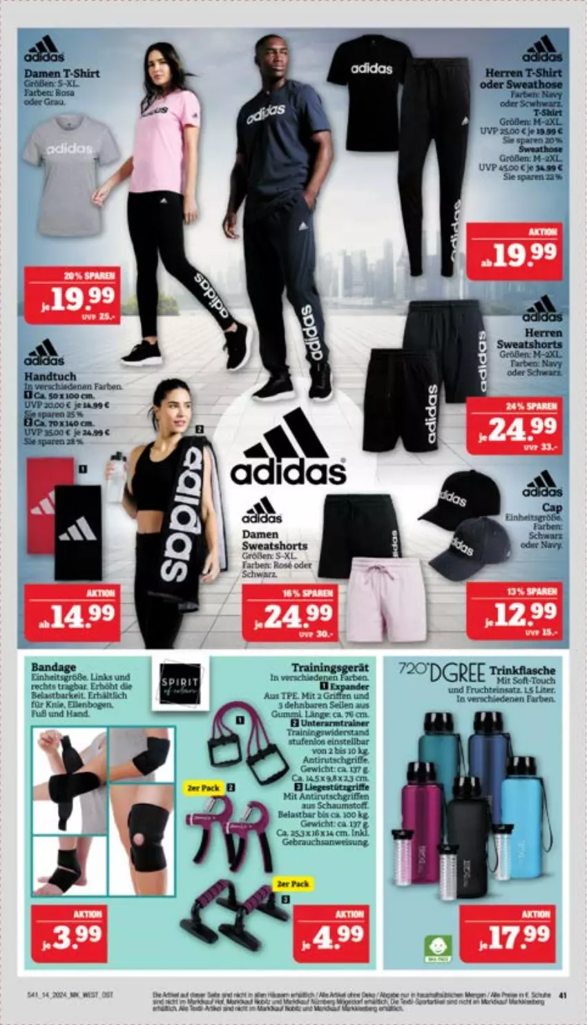 Aktueller Prospekt Marktkauf - Prospekt - von 31.03 bis 06.04.2024 - strona 43 - produkty: Bad, shorts, sweatshorts, tee