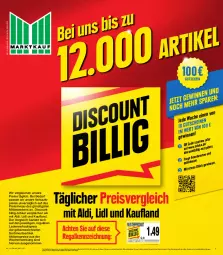 Gazetka promocyjna Marktkauf - Prospekt - Gazetka - ważna od 06.04 do 06.04.2024 - strona 1 - produkty: aktionspreis, aldi, angebot, angebote, discount, eis, gutschein, nivea, regal, reis, Ti
