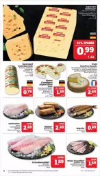 Gazetka promocyjna Marktkauf - Prospekt - Gazetka - ważna od 06.04 do 06.04.2024 - strona 20 - produkty: braten, butter, butterkäse, champignon, filet, frucht, hartkäse, Heilbuttfilet, Jura, Käse, LG, mac, Makrele, matjes, milch, rel, Ti, tisch, torte, Yo