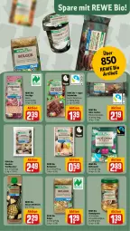 Gazetka promocyjna Rewe - Prospekte - Gazetka - ważna od 29.06 do 29.06.2024 - strona 15 - produkty: ananas, beere, bio, bourbon, bourbon vanille, bulgur, champignon, champignons, cookie, cookies, direktsaft, hafer, haselnuss, kaffee, kaffeepads, LG, milch, nuss, porridge, rewe bio, saft, schoko, schokolade, Ti, vanille, zucker