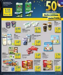 Gazetka promocyjna Diska - Gazetka - ważna od 03.08 do 03.08.2024 - strona 7 - produkty: alpro, apfel, apostels, auer, babybel, Bau, Bauer, Becher, bio, coppenrath, deka, drink, edeka bio, eis, emmi, fisch, fischstäbchen, gin, Goldstücke, joghur, joghurt, Käse, kuchen, latte, leine, LG, Lust auf Kuchen, milch, mini babybel, mozzarella, reis, rel, salakis, schafkäse, sour cream, soya, Ti