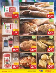 Gazetka promocyjna Netto Marken-Discount - Filial-Angebote - Gazetka - ważna od 15.07 do 15.07.2023 - strona 19 - produkty: ACC, angebot, backofen, baguette, basilikum, bestpreis, bratwurst, brötchen, ciabatta, cin, dell, eis, Focaccia, geback, gewürz, Holz, Kürbis, mortadella, Ofen, olive, oliven, peperoni, Peroni, pizza, Pizza Snack, reis, salami, salsiccia, snack, Spezi, steinofen, Ti, wurst, ZTE