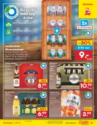 Gazetka promocyjna Netto Marken-Discount - Filial-Angebote - Gazetka - ważna od 15.07 do 15.07.2023 - strona 25 - produkty: alkohol, Alwa, angebot, asti, auer, bestpreis, bier, eis, erdinger, flasche, getränk, getränke, gin, grapefruit, Hefe, hefeweizen, lichtenauer, mineralwasser, Mio Mio, oder radler, pils, pilsener, premium pils, radler, reis, rwe, schöfferhofer, steiner, Ti, warsteiner, wasser, ZTE