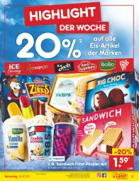 Gazetka promocyjna Netto Marken-Discount - Filial-Angebote - Gazetka - ważna od 15.07 do 15.07.2023 - strona 3 - produkty: angebot, bestpreis, eis, reis, sandwich, Ti, ZTE