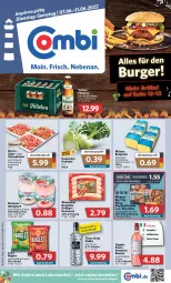 Gazetka promocyjna Combi - Prospekte - Gazetka - ważna od 11.06 do 11.06.2022 - strona 1 - produkty: almighur, almighurt, beutel, bratwurst, bruzzzler, bugles, burger, deutscher schnittkäse, doppio passo, ehrmann, ehrmann almighurt, eis, elle, fisch, flasche, Geflügel, gyros, Käse, kohlrabi, küche, Küchen, lebensmittel, milram, oder piccolinis, passo, pasta, pfanne, piccolinis, pizza, primitivo, reis, rosato, schnittkäse, schwein, Three Sixty, Ti, veltins, vodka, wagner, wein, wiesenhof, wurst