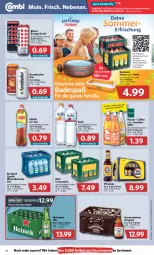 Gazetka promocyjna Combi - Prospekte - Gazetka - ważna od 11.06 do 11.06.2022 - strona 18 - produkty: Alwa, angebot, angebote, Bad, deit, discount, drink, Effect, eis, elle, energy drink, flasche, gin, grevensteiner, heineken, hella, ice tea, krombache, krombacher, krombacher pils, limo, limonade, limonaden, lipton, lipton ice tea, malz, mineralwasser, pils, pool, reis, säfte, steiner, Ti, vita, vitamalz, Vivaris, wasser