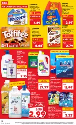 Gazetka promocyjna Kaufland - Gazetka - ważna od 25.01 do 25.01.2023 - strona 10 - produkty: angebot, ariel, caramel, colorwaschmittel, creme, domestos, Finish, flasche, haselnuss, keks, kekse, Kinder, kinder bueno, knoppers, leibniz, lenor, lenor weichspüler, LG, milch, Nougatcreme, nuss, pantene, pantene pro-v, Pick Up!, Pods, pro-v, riegel, schoko, schokolade, schokoriegel, shampoo, spülmaschinen, spülmaschinentabs, Ti, toffifee, waschmittel, weichspüler, ZTE