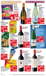 Gazetka promocyjna Kaufland - Gazetka - ważna od 25.01 do 25.01.2023 - strona 24 - produkty: angebot, aperitif, auer, beere, beeren, beutel, Blaubeer, blaubeere, brause, brombeere, burgunder, cabernet, cabernet sauvignon, ente, erdnüsse, erdnüssen, frizzante, frucht, grauburgunder, Heu, karamell, kirsch, kirsche, kraft, La Gioiosa, lamm, Löffel, Löffelbiskuits, mam, minze, monte, Montepulciano, Müller, nederburg, Pinot, pinot grigio, riegel, riesling, rind, rotwein, sauvignon, sauvignon blanc, sesam, snack, snacks, spirituosen, storck, Surf, süsswaren, tempranillo, Ti, tisch, wein, Weißwein, zonin, ZTE