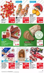 Gazetka promocyjna Kaufland - Gazetka - ważna od 25.01 do 25.01.2023 - strona 37 - produkty: angebot, angebote, auer, babybel, beere, beeren, bier, bierschinken, braten, brot, cevapcici, chili, eis, erdbeere, erdbeeren, fleisch, geback, gin, gouda, grill, hackfleisch, halbfester schnittkäse, hot chili, Käse, kräuter, leberwurst, natur, oder kräuter, Ofen, purland, reis, rind, Schal, Schale, schinken, schinkenwurst, schnittkäse, schnittlauch, schwein, schweine, schweinebraten, spitzenqualität, Ti, wein, weine, wurst