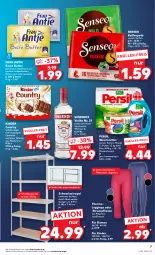 Gazetka promocyjna Kaufland - Gazetka - ważna od 25.01 do 25.01.2023 - strona 7 - produkty: angebot, angebote, Bau, beste butter, butter, cerealien, creme, eis, frau antje, gin, hose, hosen, kaffee, kaffeepads, Kinder, kinder country, leggings, mac, milch, persil, persil waschmittel, regal, riegel, rum, salz, schoko, schokoriegel, schwerlastregal, senseo, smirnoff, Streichzart, Strumpfhose, Thermoleggings, Ti, vodka, waschmittel