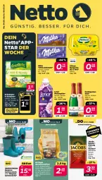 Gazetka promocyjna Netto - Woche 10 - Gazetka - ważna od 09.03 do 09.03.2024 - strona 1 - produkty: angebot, angebote, eis, Garten, grünländer, jacobs, Jacobs Meisterröstung, kartoffel, kartoffeln, lenor, lenor weichspüler, margarine, Meister, meisterröstung, milka, obst, reis, rotkäppchen, sac, schoko, schokolade, schuhe, sekt, speisekartoffeln, tafelschokolade, Ti, weichspüler