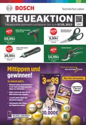 Gazetka promocyjna Edeka - Angebote der Woche - Gazetka - ważna od 19.03 do 19.03.2022 - strona 23 - produkty: akku, akku-bohrschrauber, Bohrschrauber, bosch, eis, Garten, Gartenschere, LG, reis, Schere, Ti, uhr