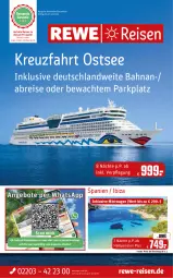 Gazetka promocyjna Rewe Reisen - Reiseprospekt - Gazetka - ważna od 27.12 do 27.12.2024 - strona 1 - produkty: bestpreis, Brei, buch, eis, reis, Ti, uhr