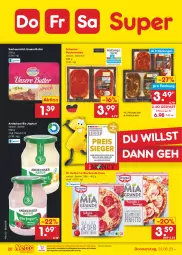 Gazetka promocyjna Netto Marken-Discount - Filial-Angebote - Gazetka - ważna od 24.06 do 24.06.2023 - strona 28 - produkty: bestpreis, bio, butter, Dr. Oetker, eis, joghur, joghurt, milch, Nackensteak, nackensteaks, ndk, pizza, reis, sac, schwein, schweine, schweinenacken, steak, steaks, Ti, wein, weine