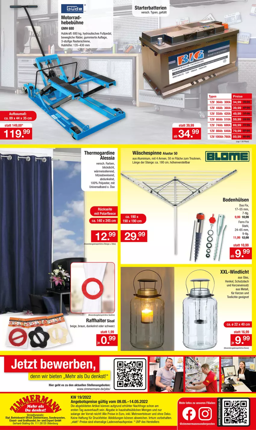 Aktueller Prospekt Zimmermann - Prospekte - von 09.05.2021 bis 14.05.2022 - strona 8 - produkty: angebot, angebote, angebotspreis, batterie, batterien, braun, dip, eis, elle, henkel, kerze, kraft, LG, reis, rwe, sonderposten, tee, Teelicht, teelichte, teller, Ti, wäschespinne, windlicht