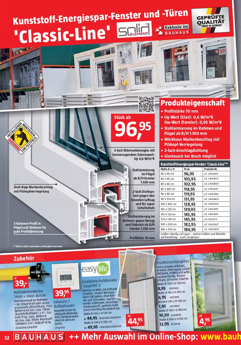 Aktueller Prospekt Bauhaus - Prospekte - von 30.04 bis 04.06.2022 - strona 32 - produkty: alpro, Bau, dell, eis, elle, fenster, kraft, Mode, reis, riegel, ring, Schal, tee, Ti, uhr