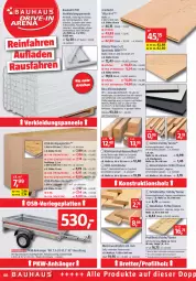 Gazetka promocyjna Bauhaus - Prospekte - Gazetka - ważna od 04.06 do 04.06.2022 - strona 40 - produkty: Anhänger, Bau, elle, Germ, Holz, HP, kleid, Kleidung, lamm, latte, paneel, rum, säge, Schal, Ti, Verlegeplatten, vita, wasser, weck