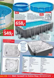 Gazetka promocyjna Bauhaus - Prospekte - Gazetka - ważna od 04.06 do 04.06.2022 - strona 7 - produkty: abdeckplane, auer, eis, elle, kleid, Kleidung, mars, pool, reis, rum, schlauch, steckdose, Ti, wasser, Whirlpool