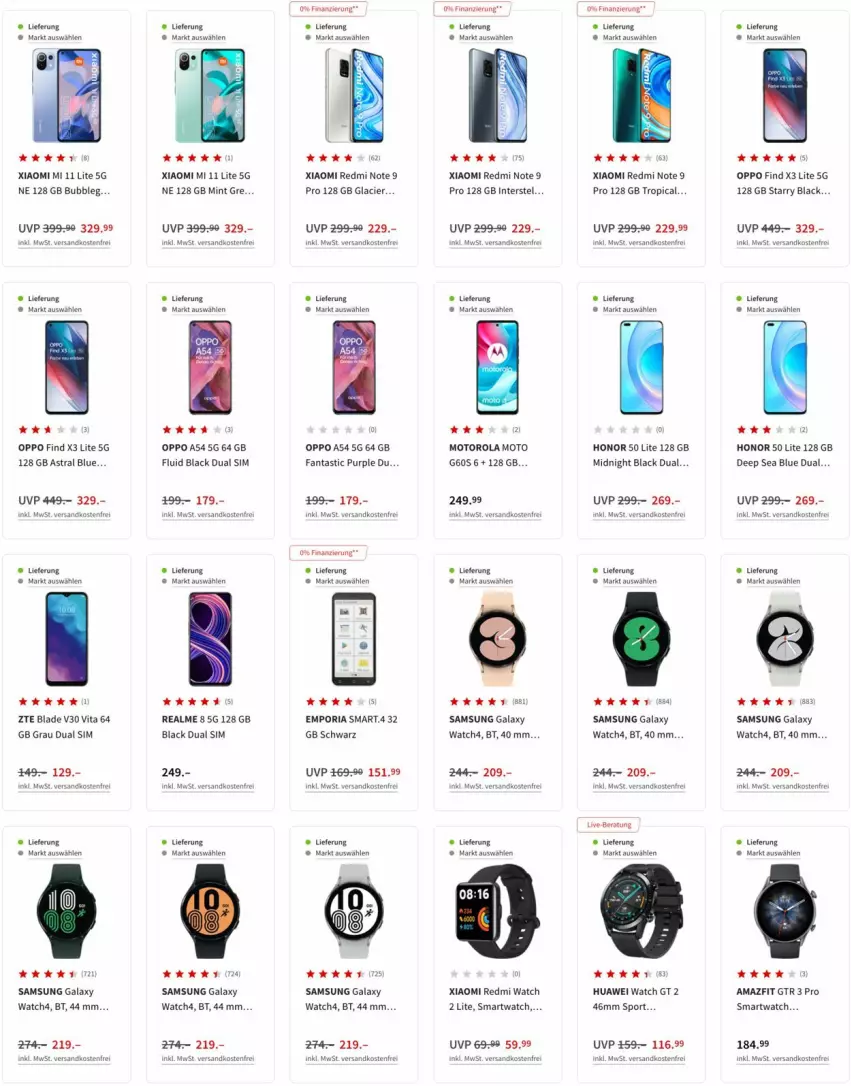 Aktueller Prospekt Media Markt - Prospekte - von 02.03 bis 09.03.2022 - strona 12 - produkty: asti, Astra, Dual SIM, fanta, Honor, huawei, lack, mint, motorola, ndk, Oppo, Ria, Samsung, samsung galaxy, samsung galaxy watch, sim, smartwatch, Sport, Ti, versandkostenfrei, vita, ZTE