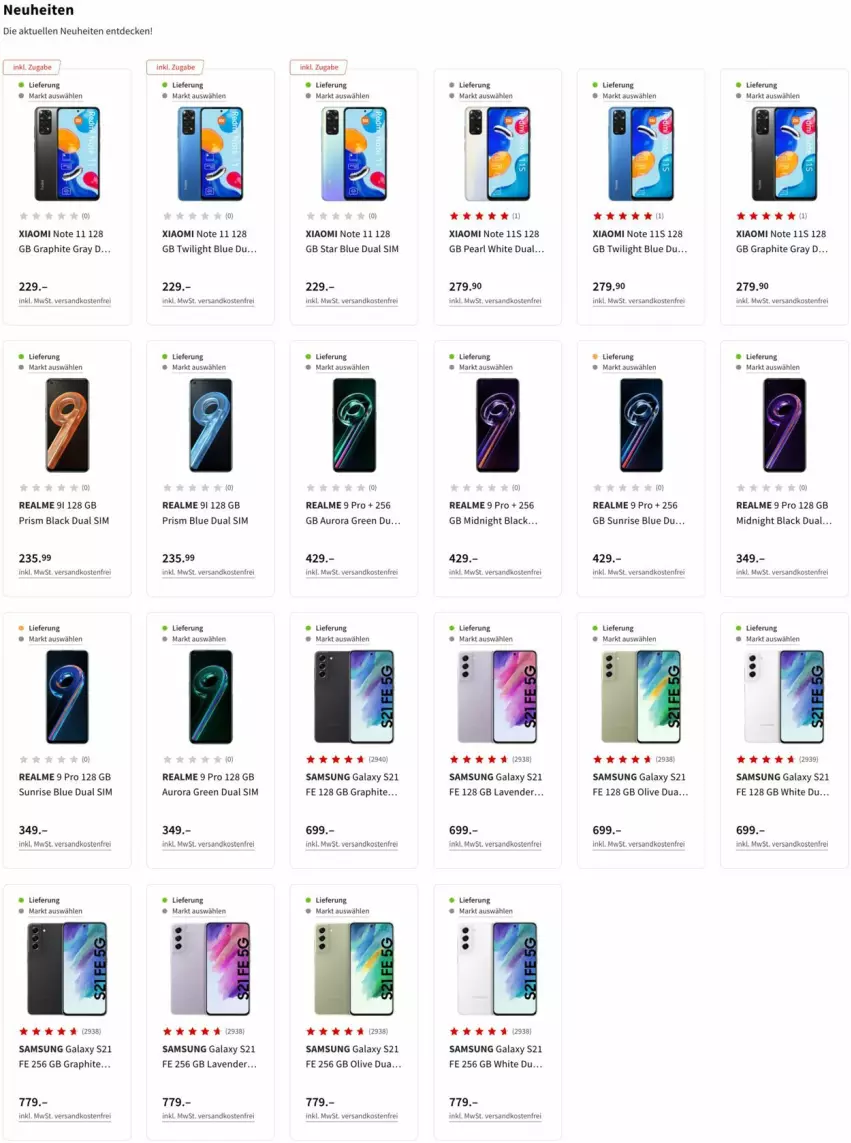 Aktueller Prospekt Media Markt - Prospekte - von 02.03 bis 09.03.2022 - strona 13 - produkty: decke, Dual SIM, elle, lack, ndk, neuheit, olive, Samsung, samsung galaxy, sim, versandkostenfrei