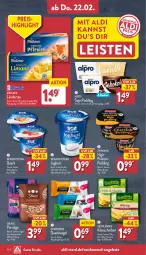 Gazetka promocyjna Aldi Nord - Von Montag - Gazetka - ważna od 24.02 do 24.02.2024 - strona 28 - produkty: aldi, alpro, angebot, angebote, Becher, ehrmann, eis, elle, grünländer, HP, joghur, joghurt, Käse, käsescheiben, Ländertee, natur, porridge, pudding, quark, Quarkriegel, reis, riegel, soja, tee, teller, Ti, weihenstephan, zucker