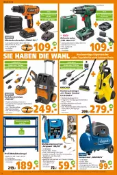 Gazetka promocyjna  - Prospekt für Globus Baumarkt  Achern - Gazetka - ważna od 28.05 do 28.05.2022 - strona 12 - produkty: akku, akkuschrauber, aust, Bau, Behälter, Bohrschrauber, bürste, dell, Eckregal, eis, elle, hochdruckreiniger, Holz, HP, K2, koffer, kompressor, ladegerät, Mode, regal, reifen, reiniger, Reinigung, Reinigungsmittel, reis, schlauch, steckregal, Ti, usb