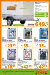 Gazetka promocyjna - Prospekt für Globus Baumarkt Achern - Gazetka - ważna od 28.05 do 28.05.2022 - strona 16 - produkty: Anhänger, Bau, Diesel, HP, latte, longlife, motorenöl, reifen, riegel, Spezi, Ti