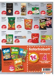 Gazetka promocyjna Vmarkt - V-Markt - Gazetka - ważna od 04.05 do 04.05.2022 - strona 7 - produkty: bellacrema, beutel, bonbons, Brei, chips, chipsfrisch, coupon, coupons, cracker, dip, eis, eiswaffeln, erde, espresso, frucht, fruchtgummi, fruchtgummis, funny-frisch, gin, je 250-g-packung, kaffee, kaffee-pads, lorenz, malteser, melitta, nescafe, saltletts, smarties, sofortrabatt, Ti, tortilla, Tortilla Chips, trolli, trolli fruchtgummi, waffeln, zucker