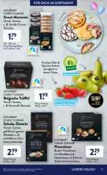 Gazetka promocyjna AldiSud - ALDI Sortiment - Gazetka - ważna od 31.03 do 31.03.2022 - strona 17 - produkty: aldi, bier, Birnen, butter, cranberry, creme, Datteln, eier, eis, erde, Florentiner, frucht, früchte, kakao, karamell, LG, likör, mac, mandel, mandeln, mango, meersalz, obst, orange, orangen, pfirsich, pfirsiche, pfirsiche oder, reis, rezept, rezepte, Ria, sahne, salz, schoko, schokolade, schokoladen, Ti, tisch, Törtchen, Trüffel, vanille, Zartbitterschokolade