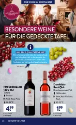 Gazetka promocyjna AldiSud - ALDI Sortiment - Gazetka - ważna od 31.03 do 31.03.2022 - strona 20 - produkty: aldi, asti, cabernet, cabernet sauvignon, chardonnay, dornfelder, eis, fisch, flasche, fleisch, früchte, Geflügel, Käse, meeresfrüchte, pasta, pizza, primitivo, qualitätswein, qualitätsweine, riesling, rind, salat, sauvignon, Ti, tisch, trauben, wein, weine