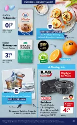 Gazetka promocyjna AldiSud - ALDI Sortiment - Gazetka - ważna od 31.03 do 31.03.2022 - strona 23 - produkty: aldi, alle artikel ohne dekoration, Backform, bier, Birkenzucker, dekoration, dell, diadem, eis, elle, erde, frischkäse, frucht, gin, kakao, Käse, knallerpreis, lamm, milch, Mode, möhren, papier, reis, ring, saft, schoko, Springform, Ti, vollmilch, ZTE, zucker