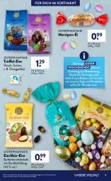 Gazetka promocyjna AldiSud - ALDI Sortiment - Gazetka - ważna od 31.03 do 31.03.2022 - strona 9 - produkty: ananas, bier, Edelmarzipan, eier, eierlikör, eis, erde, haselnuss, kakao, likör, marzipan, minze, nuss, orange, orangen, pfeffer, pfefferminze, reis, sahne, schoko, schokolade, Ti, Trüffel, whisky, Zartbitterschokolade