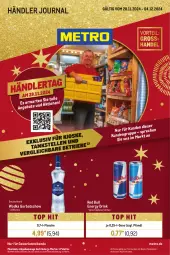 Gazetka promocyjna Metro - Händler Journal - Gazetka - ważna od 04.12 do 04.12.2024 - strona 1 - produkty: drink, eis, elle, energy drink, getränk, getränke, Gorbatschow, Metro, Palette, red bull, reis, Ti, wodka
