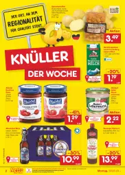 Gazetka promocyjna Netto Marken-Discount - Filial-Angebote - Gazetka - ważna od 25.03 do 25.03.2023 - strona 2 - produkty: auer, Bau, Bauer, bestpreis, bier, Biere, eis, elle, kartoffel, kartoffeln, konfitüre, konfitüre extra, Konserven, kräuter, kräuterlikör, likör, mehl, milch, mönchshof, ndk, Penninger Blutwurz, reis, speisekartoffeln, Ti, wurst, wurstkonserven