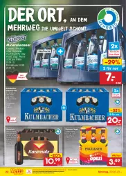 Gazetka promocyjna Netto Marken-Discount - Filial-Angebote - Gazetka - ważna od 25.03 do 25.03.2023 - strona 22 - produkty: alkohol, Alwa, bestpreis, eis, elle, flasche, getränk, glasflasche, karamalz, malz, mineralwasser, Mineralwasser Classic, natur, ndk, Paula, paulaner, pils, rama, reis, rel, rwe, Spezi, Ti, wasser