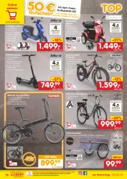 Gazetka promocyjna Netto Marken-Discount - Filial-Angebote - Gazetka - ważna od 25.03 do 25.03.2023 - strona 28 - produkty: akku, Anhänger, Dreirad, E-Bike, E-Roller, eis, Elektro, Fahrrad, Kette, ndk, reis, Roller, Schal, scooter, shimano, Ti