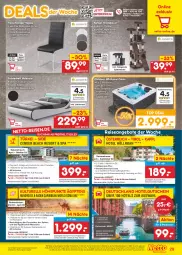 Gazetka promocyjna Netto Marken-Discount - Filial-Angebote - Gazetka - ważna od 25.03 do 25.03.2023 - strona 29 - produkty: angebot, angebote, Bad, Bau, beleuchtung, bett, buch, decke, E-Roller, eis, elle, Fahrrad, Freischwinger, Garten, gutschein, gutscheine, Kratzbaum, latte, lattenrost, LG, Liege, milch, ndk, polsterbett, pool, pril, reis, reiseveranstalter, rel, Roller, rückenlehne, scooter, telefon, Ti, tisch, uhr, wellnessbereich, Whirlpool, ZTE