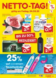 Gazetka promocyjna Netto Marken-Discount - Filial-Angebote - Gazetka - ważna od 25.03 do 25.03.2023 - strona 39 - produkty: after eight, angebot, axe, Ayran, bestpreis, chardonnay, eis, fleisch, grand sud, Haxe, Käse, Kefir, merl, merlot, Müller, reis, rotwein, schwein, schweine, Sprudel, Ti, wasser, wein, weine, wurst, wurst in selbstbedienung, ZTE