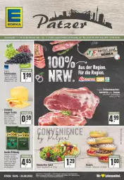 Gazetka promocyjna Edeka - Angebote der Woche - Gazetka - ważna od 24.09 do 24.09.2022 - strona 1 - produkty: angebot, braten, deka, Donut, donuts, gouda, holländischer schnittkäse, jacobs, jacobs krönung, Käse, kotelett, mac, rwe, saft, salat, schnittkäse, tafeltrauben, Ti, trauben, uhr, wein